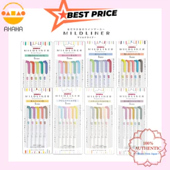 Zebra Mildliner Highlighters 5 Colors Set