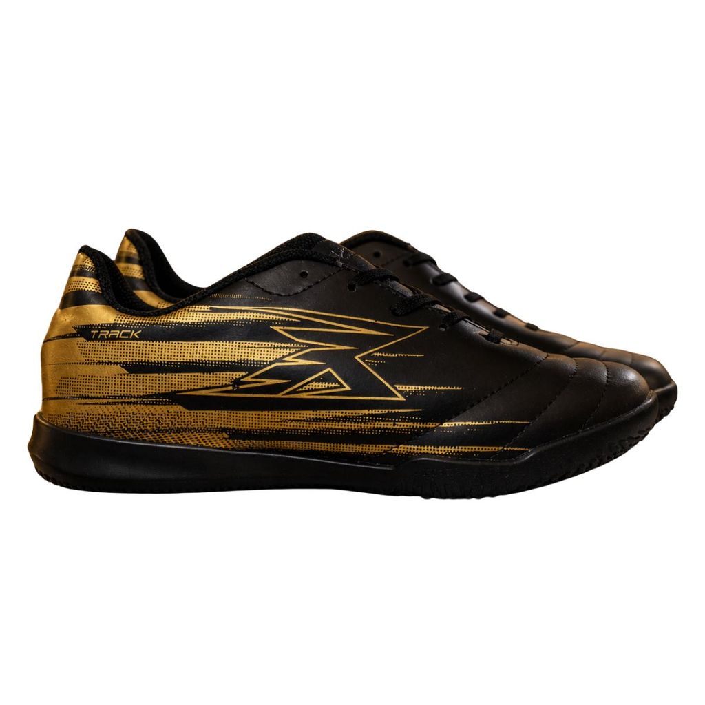 Chuteira Tênis Futsal OXN Track Fit 5 Indoor Infantil Pro 2 Quadra Futebol Salão Aderência Conforto