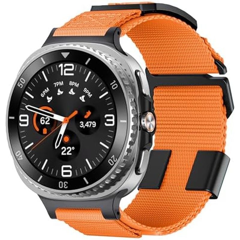 Pulseira De Nylon VeveXiao Compatível Com Samsung Galaxy Watch 8 Classic 46mm Ba