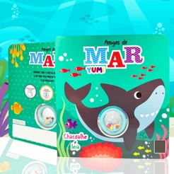Livro Amigos do Mar - Livro Infantil SDesvende um mundo de descobertas e diversão com o Chocalhe e Leia! Amigos do Mar,