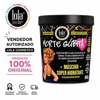 Máscara Morte Súbita Super Hidratante 950g – Lola Cosmetics 15 Anos Original Edição Limitada