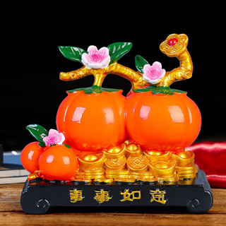 Caqui Ruyi caqui ornamentos sala de estar armário vinho entrada Bogu Rack Housewarming nova entrada casa decoração para 