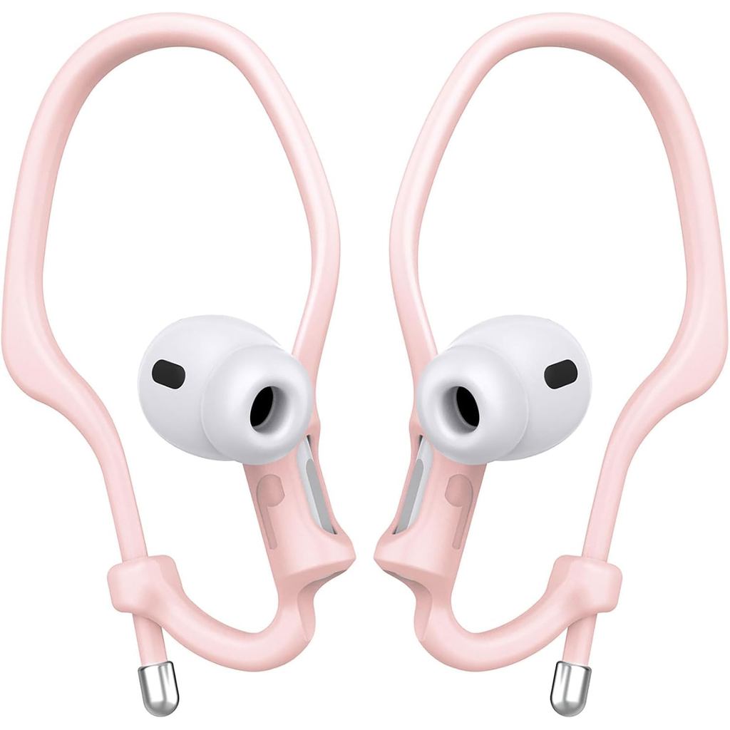 [2 Pares] Ganchos de Orelha Haireca para AirPods Pro 3, 2, 1 e AirPods 4, 3, 2, 