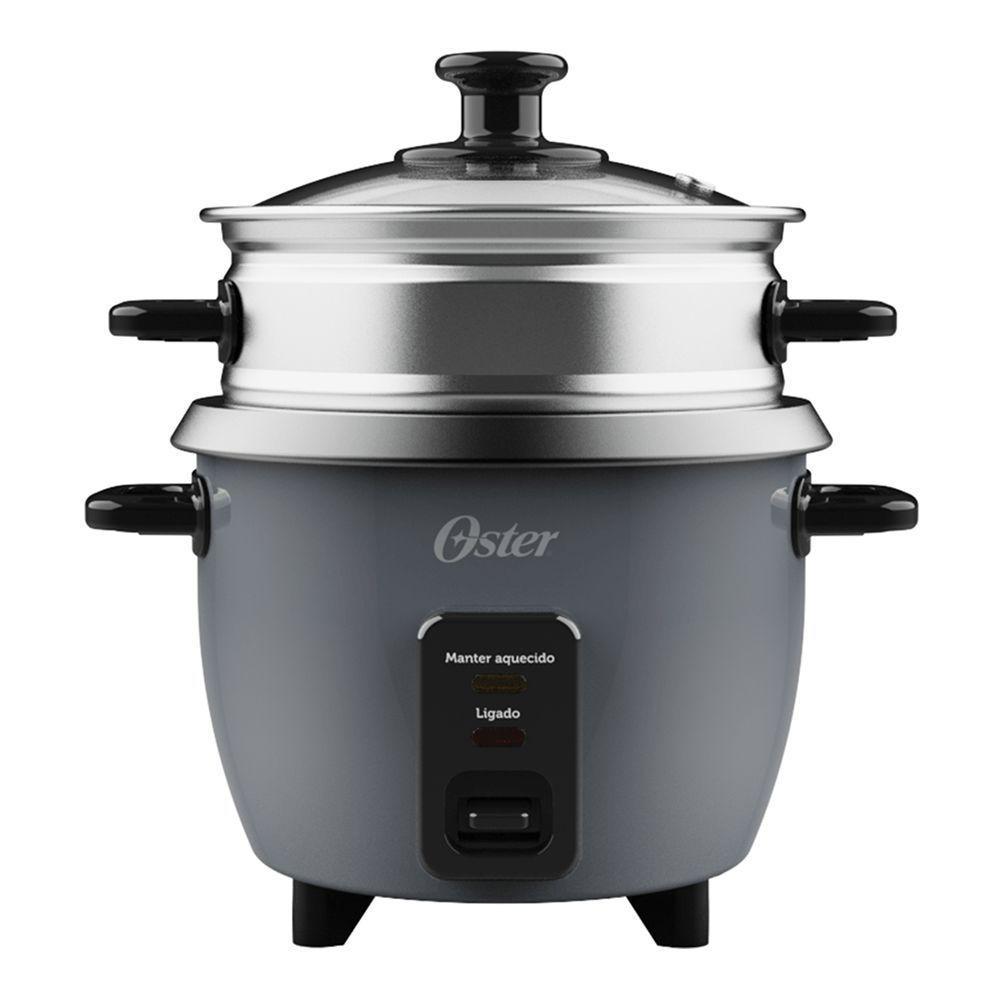 Panela Elétrica De Arroz 0,6L Oster Grafite 110V