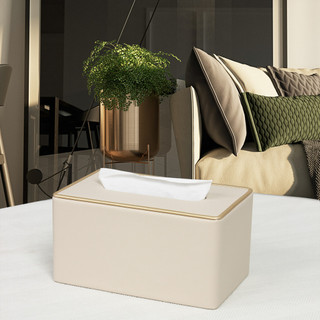 Caixa de guardanapo de papel luz luxo sala estar mesa café mesa jantar Hotel escritório corporativo negócios couro