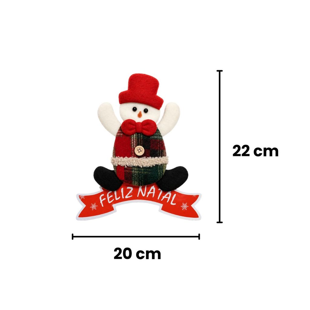 Conjunto Placa Enfeites para Árvore Natal Decoração Natalina · foto 2