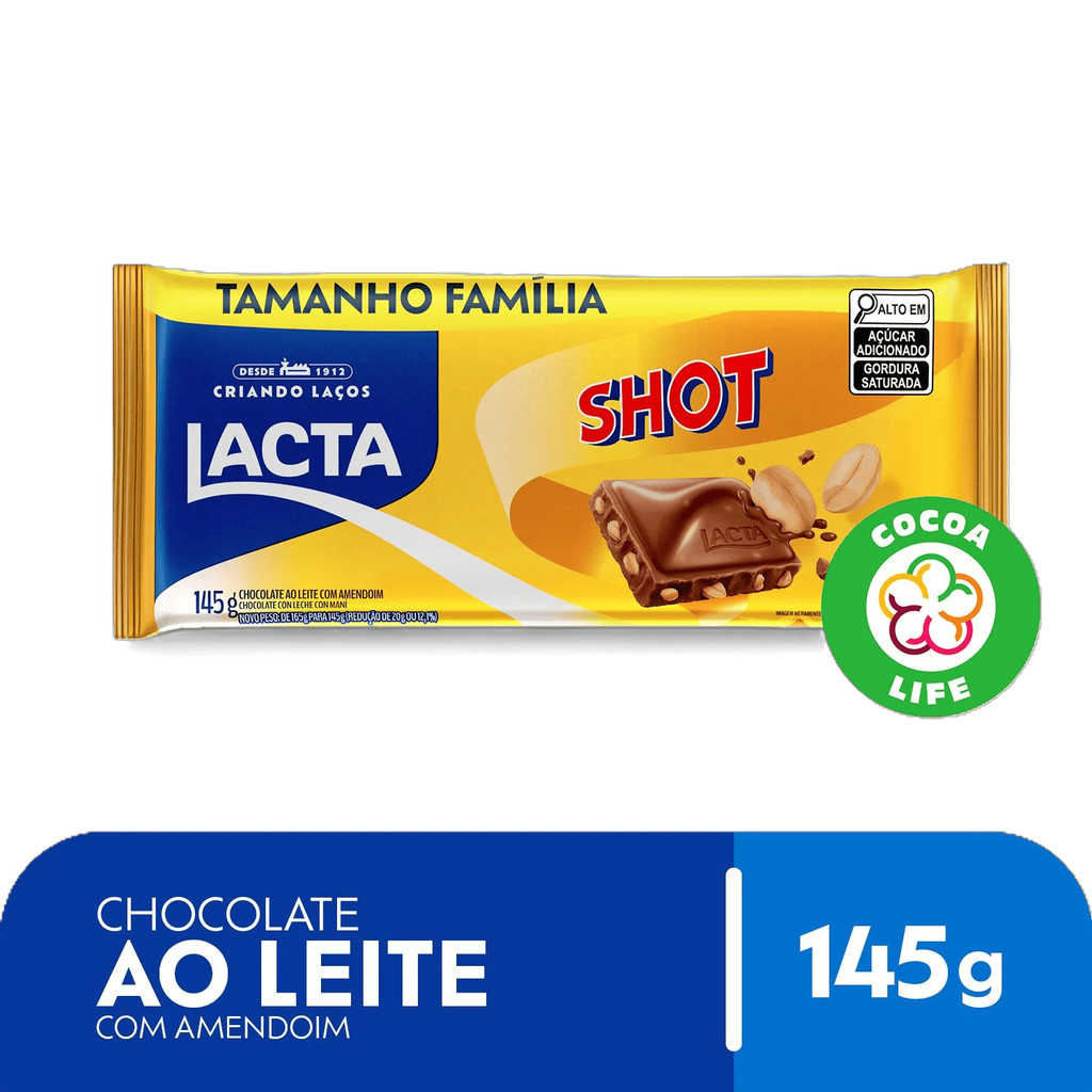 Lacta Chocolate Shot 145g