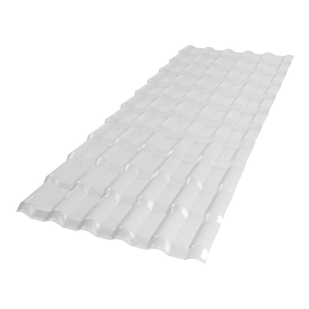 Telha PVC Afort Plan Branca 2,42x0,88m