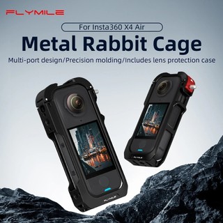Gaiola De metal FLYMILE Para Câmera Panorâmica Insta360 X4 Air , Uma Capa Protetora De Corpo , Estrutura De Proteção De 