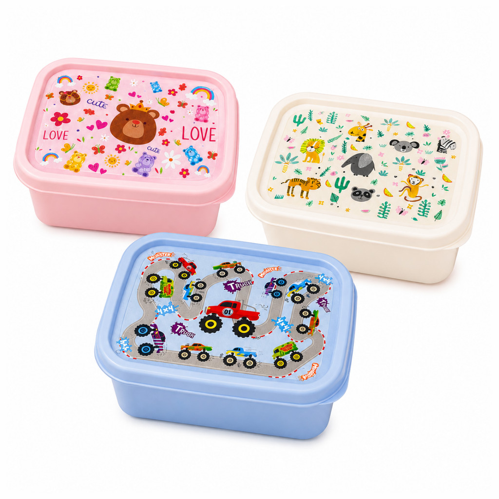 Kit 12 Potes Organizador 220ml Sortidos Infantil