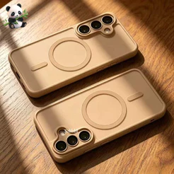 Capa Magnética Fosca Translúcida Para Samsung S25FE S24FE A57 A56 A37 A26 Magsafe De Carga Sem Fio