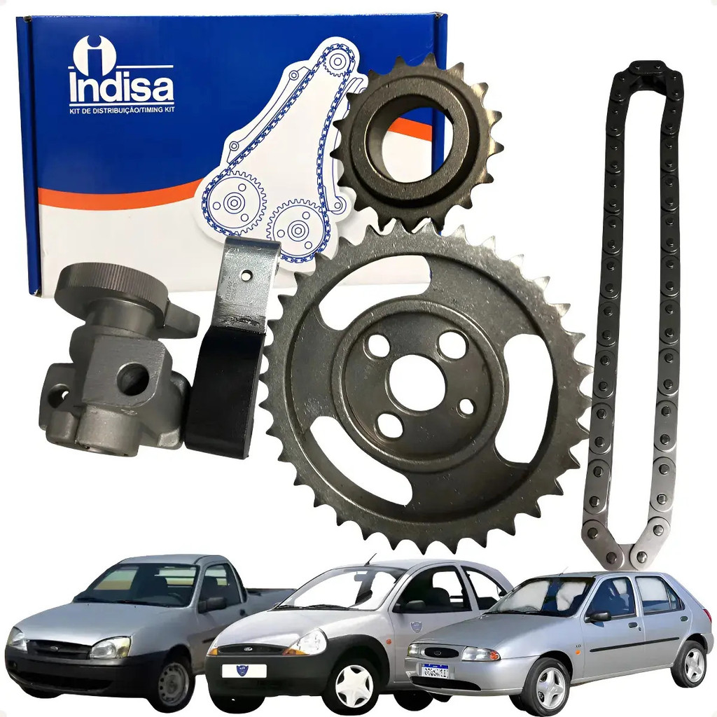 Kit Corrente Comando Ford Ka Fiesta 1.0 1.3 Endura 1996 A 99