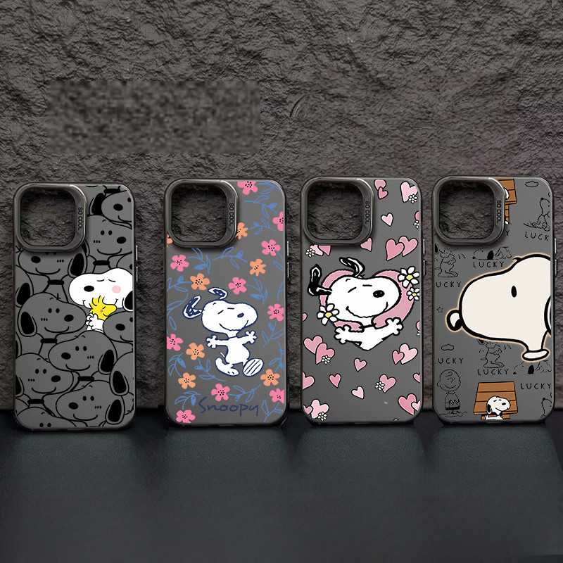 Capa Snoopy De Coração De Desenho Animado Para Samsung Galaxy A27 A57 A37 A56 A17 A07 A55 A37 A16 A06 A15 A54 A73 A32 A5