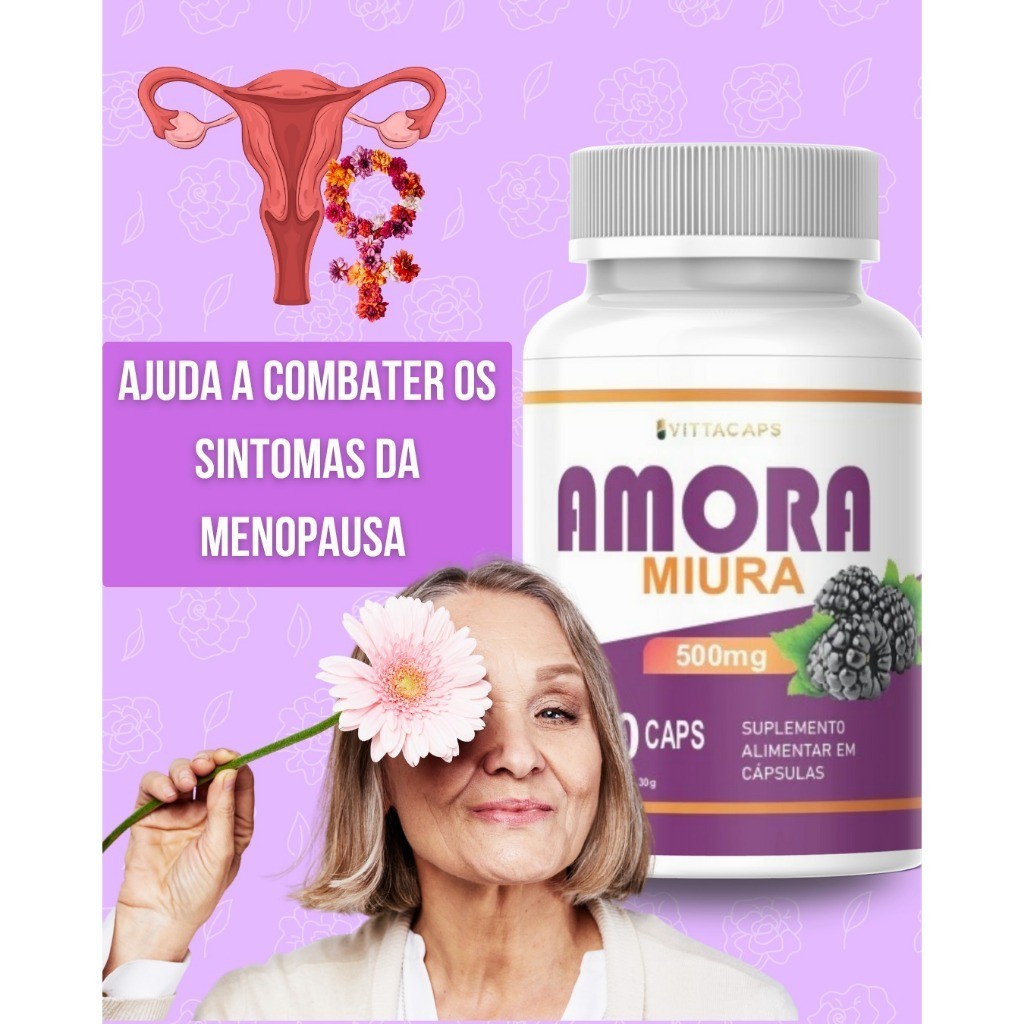 Amora Miura 100% PURA Suplemento Natural 60 Cápsulas -ENVIO RÁPIDO — imagem 2 de 2