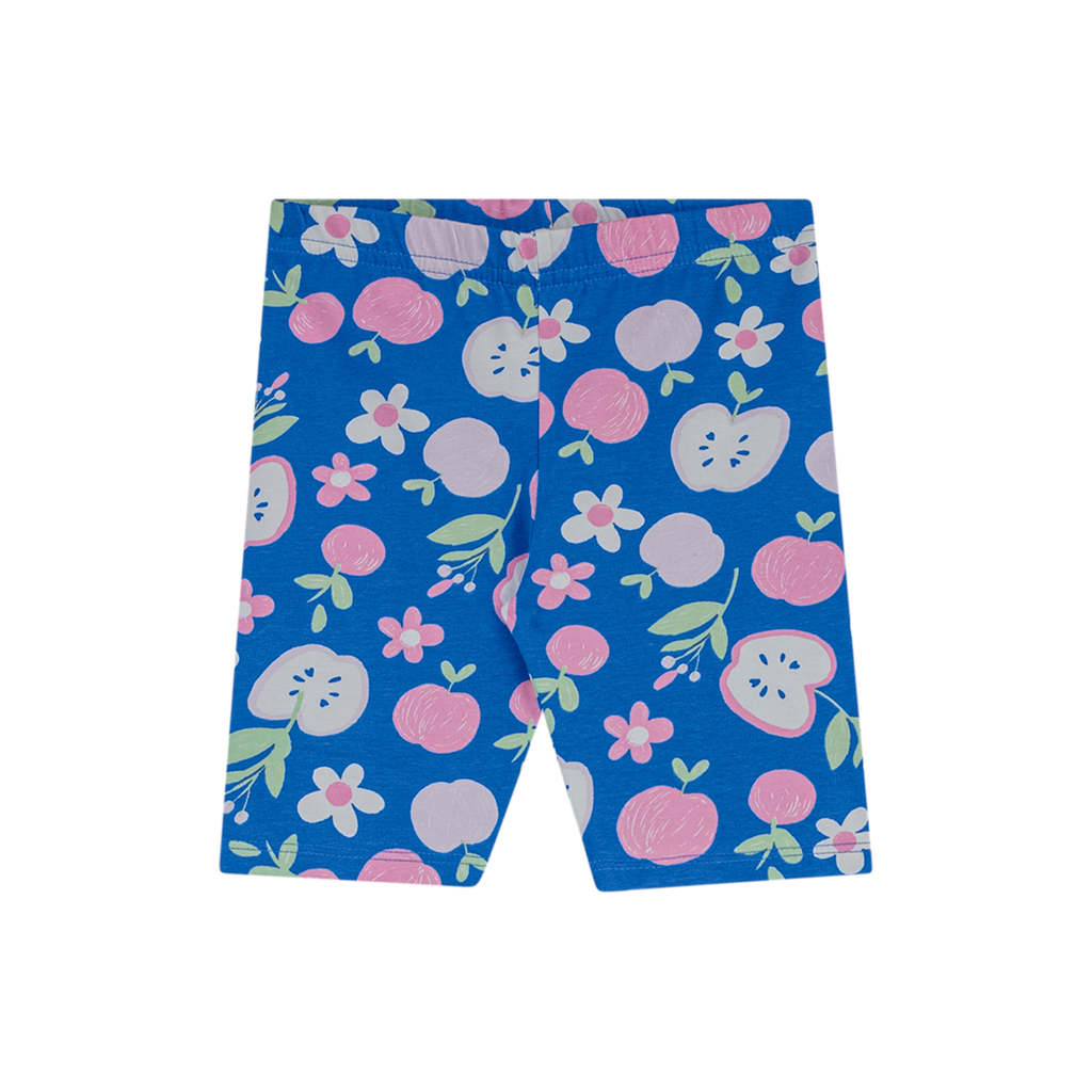 Bermuda Ciclista Infantil Menina Cotton Elian Azul