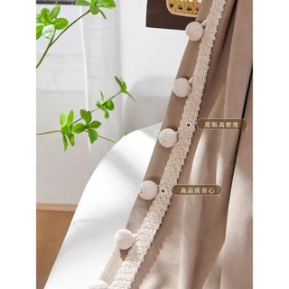 Cortina Medieval série Chenille renda artesanal bola decorativa acessórios de renda contas decorativas domésticas