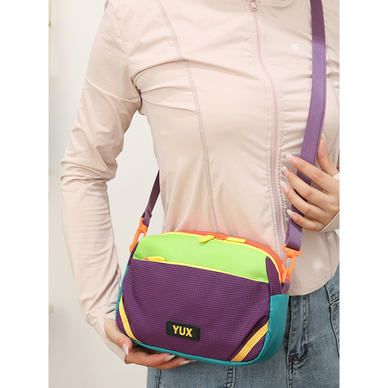 Cross-Border ao ar livre dopamina cross-corpo saco feminino novo estilo de grande capacidade esportes lazer verão leve b