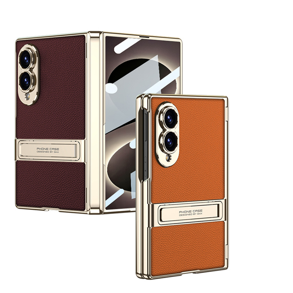 Moda Metal Suporte Embalagem Para Samsung Galaxy Z Fold 8 Caso Largo Protetor Co