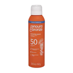 Protetor Solar Cenoura Bronze Aerosol FPS50 200ml
