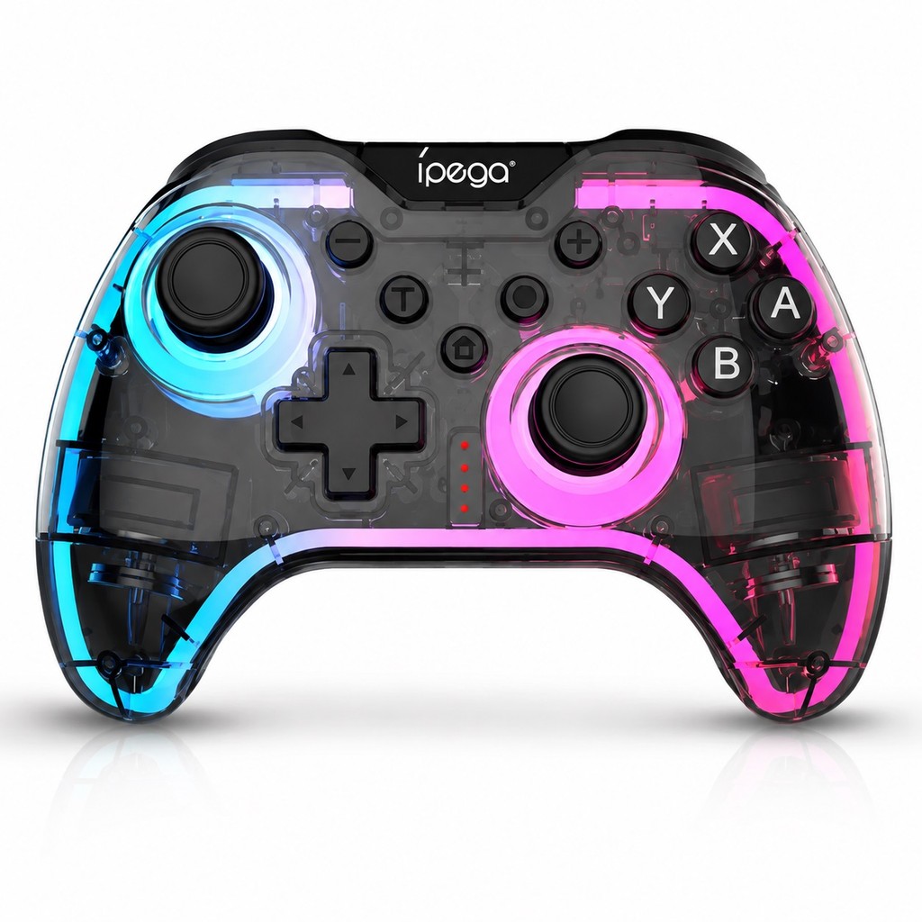 Controle Gamer Bluetooth Switch 2 OLED Lite PC RGB Sem Fio Turbo Ipega PG-SW123T
