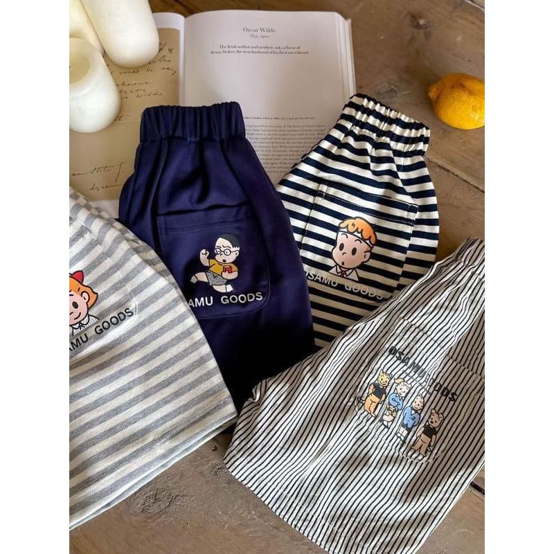 Verão novos produtos ~ meninos meninas Shorts esportivos crianças dos desenhos animados impresso calças cortadas versão 
