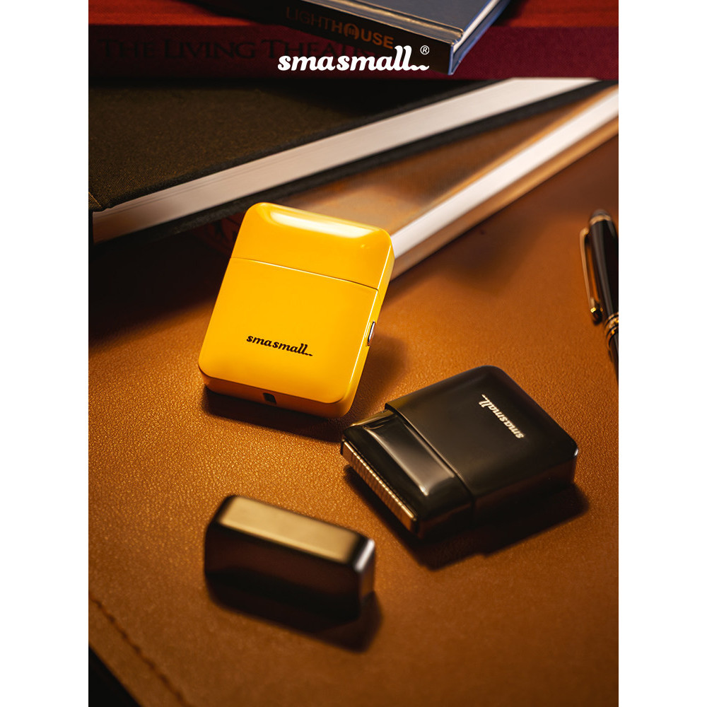 Smasmall smasmall Barbeador elétrico alternativo na ponta do dedo para viagem Mini barbeador portátil para namorado
