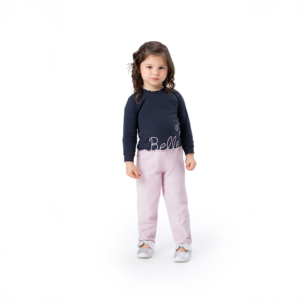 Conjunto Longo Belle Infantil Menina Marisol