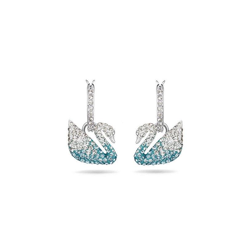 51r 0 Brincos ICONIC SWAN Brincos Pendentes Brincos de Prata 925 Brincos de Diamante Brincos Femininos Presentes Brincos