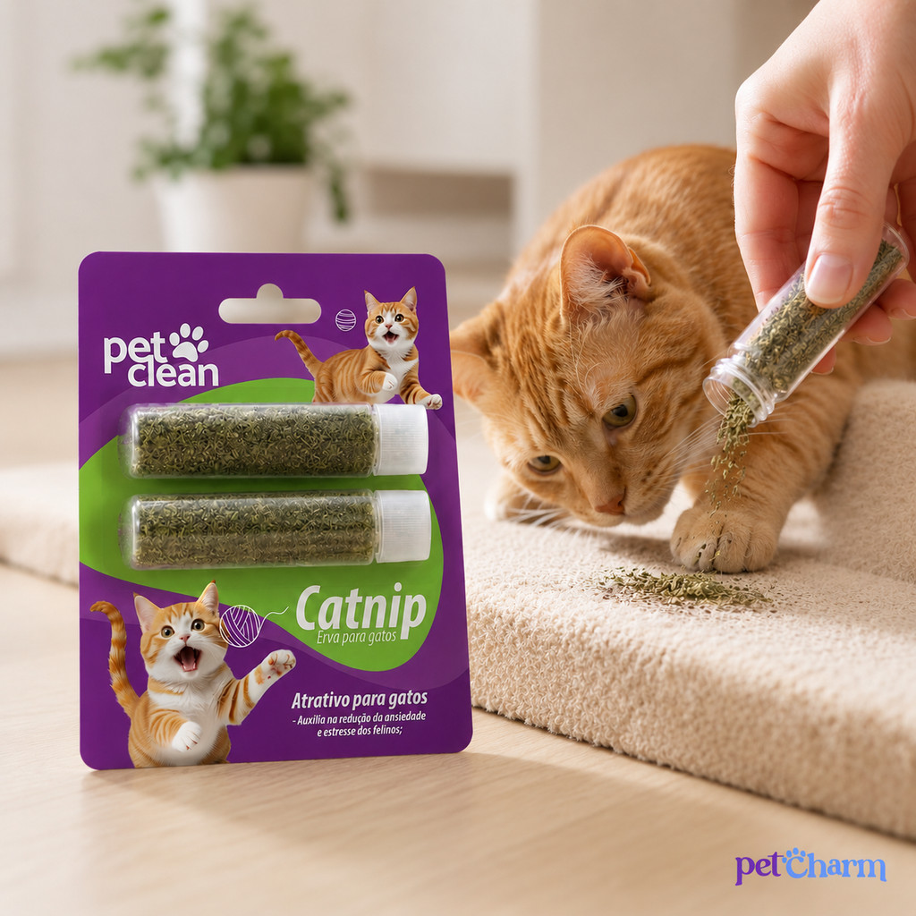 Pet Clean Catnip Erva para Gatos 2g Atrativo Relaxante Antiestresse · foto 2