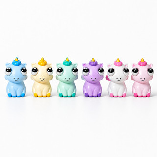 Unicórnio Squishy Salta Olhos de Apertar Antiestresse