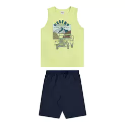 Conjunto Infantil Menino Radical Elian Verde
