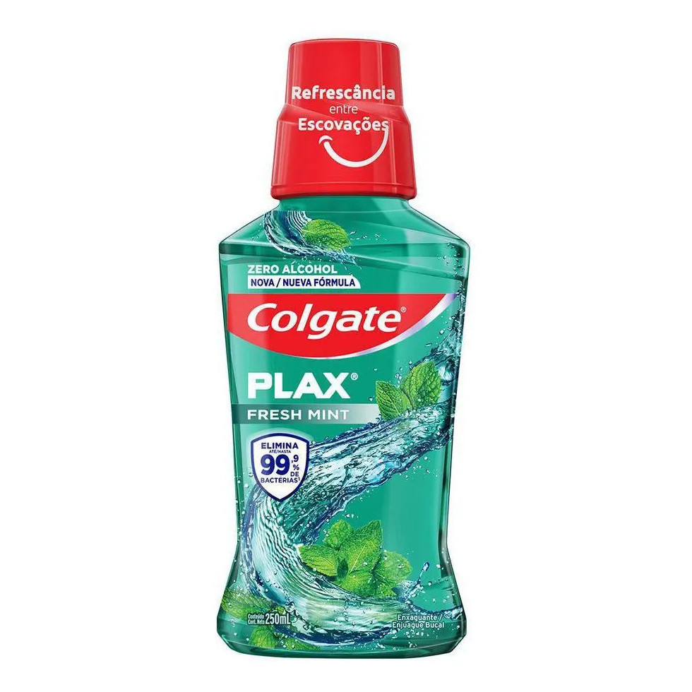 Colgate Plax Fresh Mint 500ml Enxaguante Sem Álcool