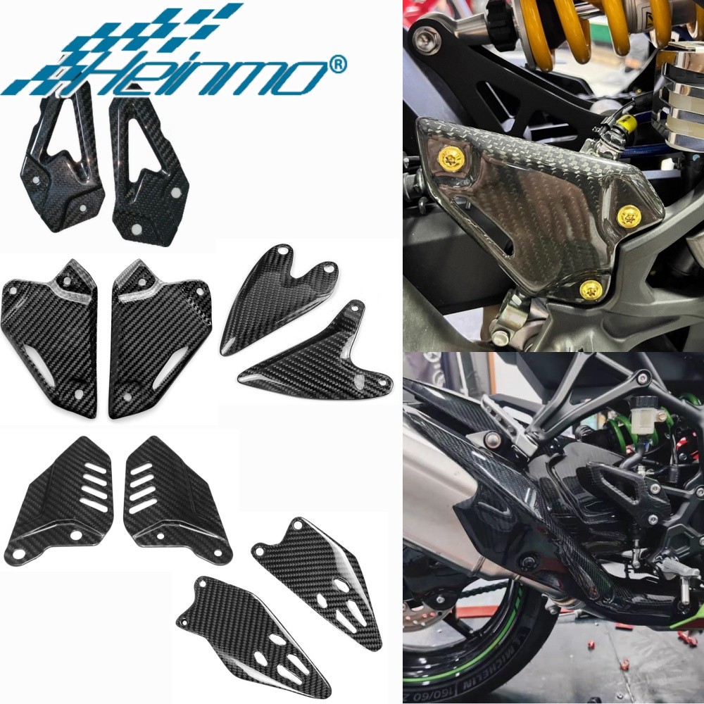 Para KAWASAKI Ninja400/Z400/Ninja500/Z500/ZX6R/ZX4R/ZX4RR/ZX25R/Z900RS/Z900/Z900SE 3K Apoio Os Pés Em Fibra De Carbono C