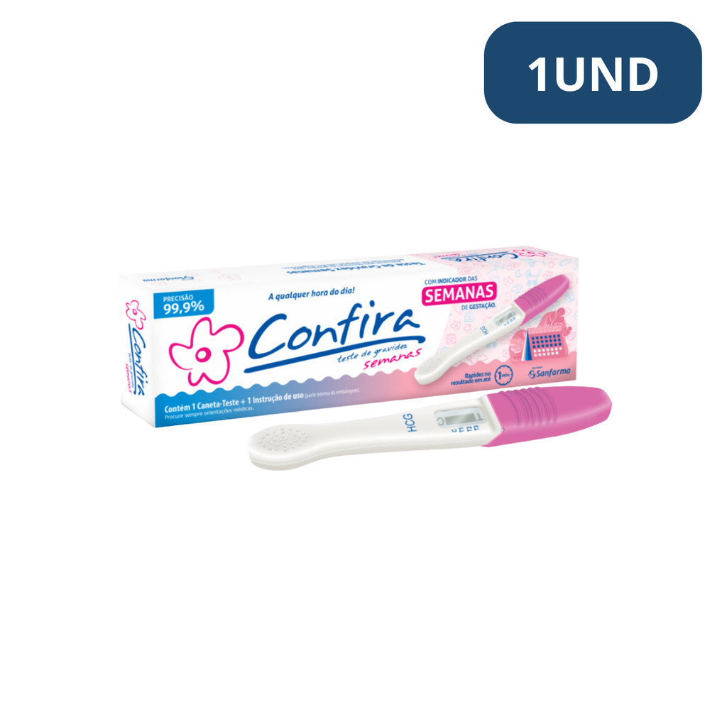 Teste De Gravidez Confira Semanas Caneta Sanfarma