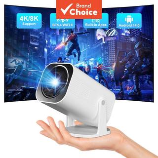 Salange Mini Projetor Com Wi-Fi e Bluetooth, Projetor Portátil 1080P 4K, Projetor de Filmes para Quarto, Compatível com
