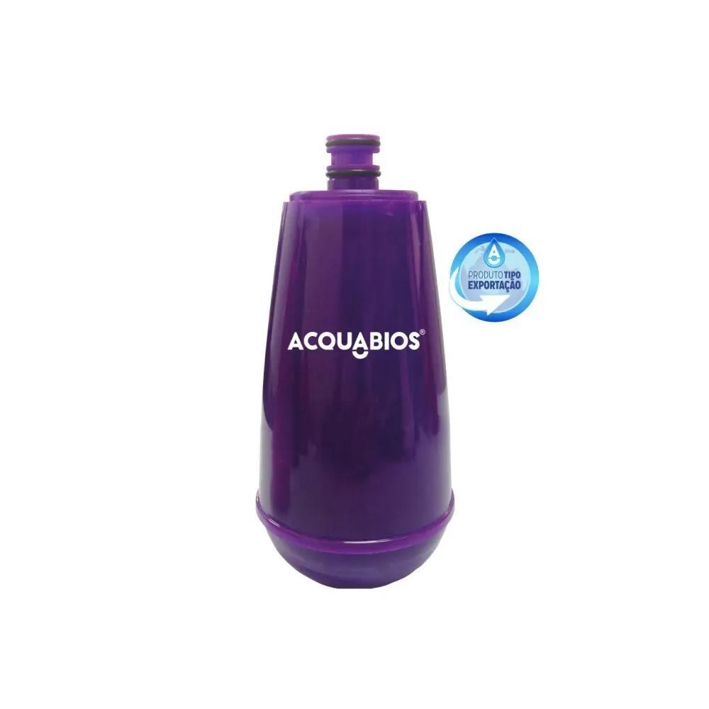 Refil Torneira Roxa Filtro Purificador Acquabios Recarga Bica Acqua E05 Colors · foto 2