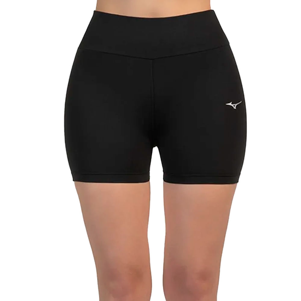 Short Feminino Mizuno Essence Compressão Média Preto