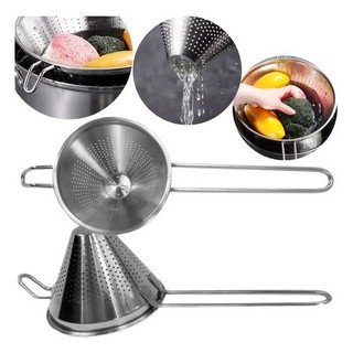 Peneira Passador Coador Chinoy Profissional Aço Inox 22 Cm