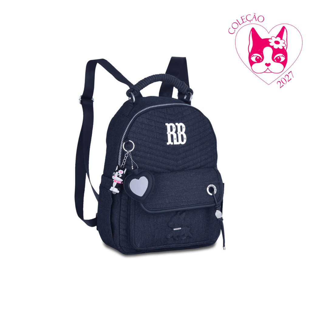 Mochila de Costas Rebecca Bonbon Jeans PEQUENA - Clio Style