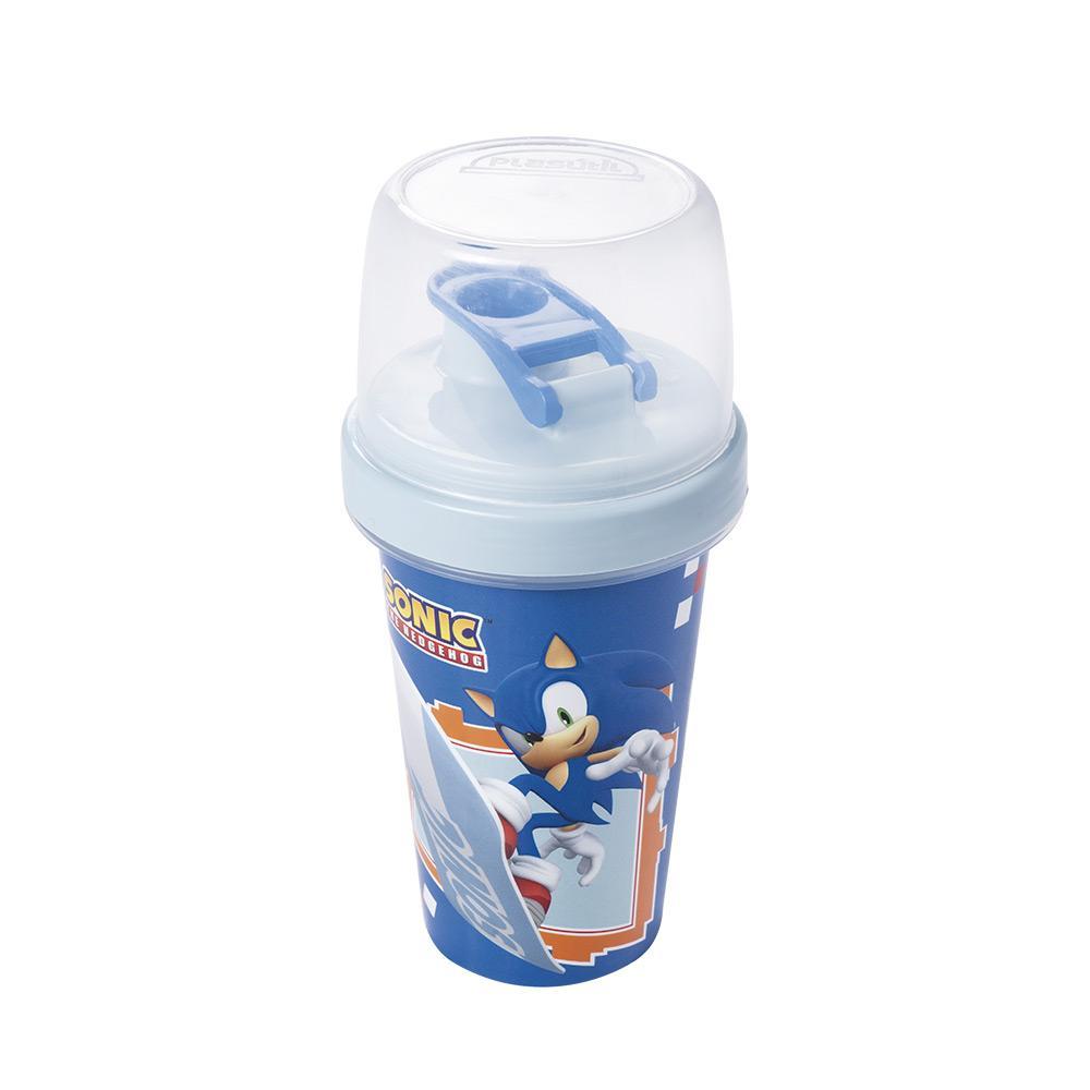 Mini Shakeira Sonic Garrafa Lancheira 320 ml Plasútil