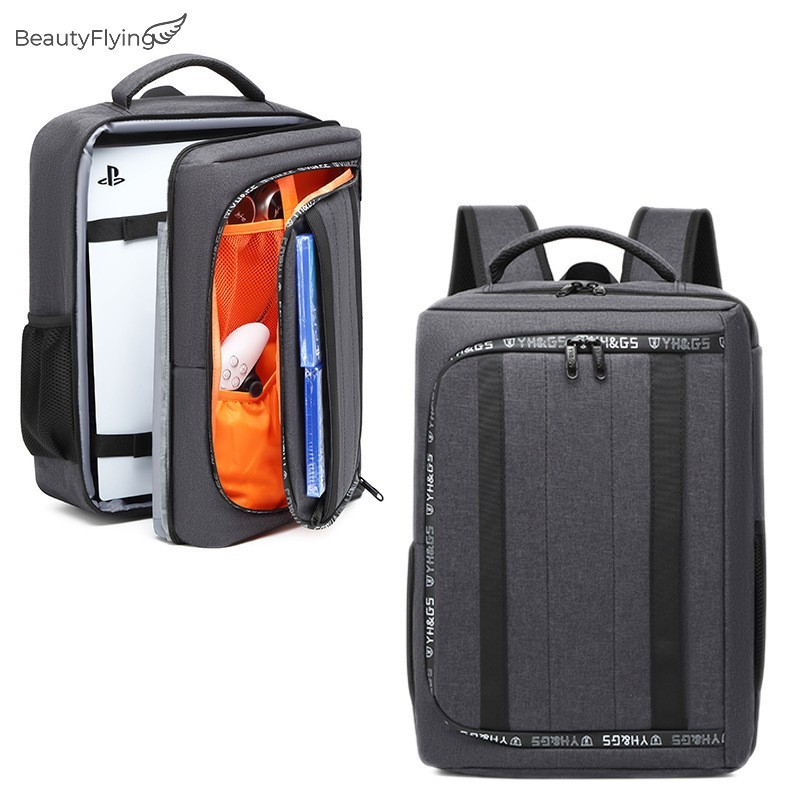 Mochila Impermeável Para Console De Jogos-Bolsa De Armazenamento Multifuncional De Grande Capacidade Viagens