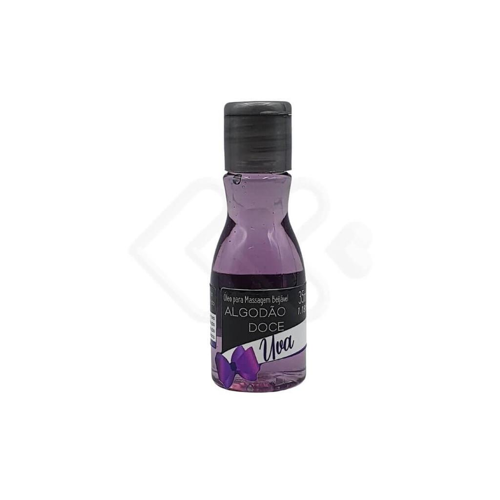 Óleo Para Massagem Beijável - 7 Sabores | Algodão Doce — imagem 2 de 2