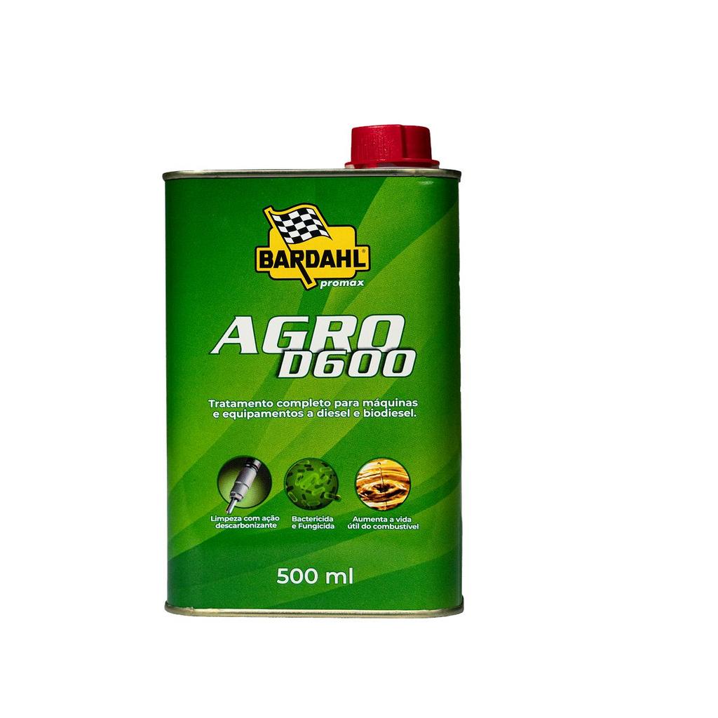 Aditivo Diesel Bardahl Agro D600 500ml Trator Caminhão
