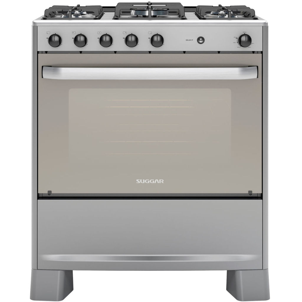 Fogão Suggar de Piso Select 5 Bocas Inox FGISL510PRIX