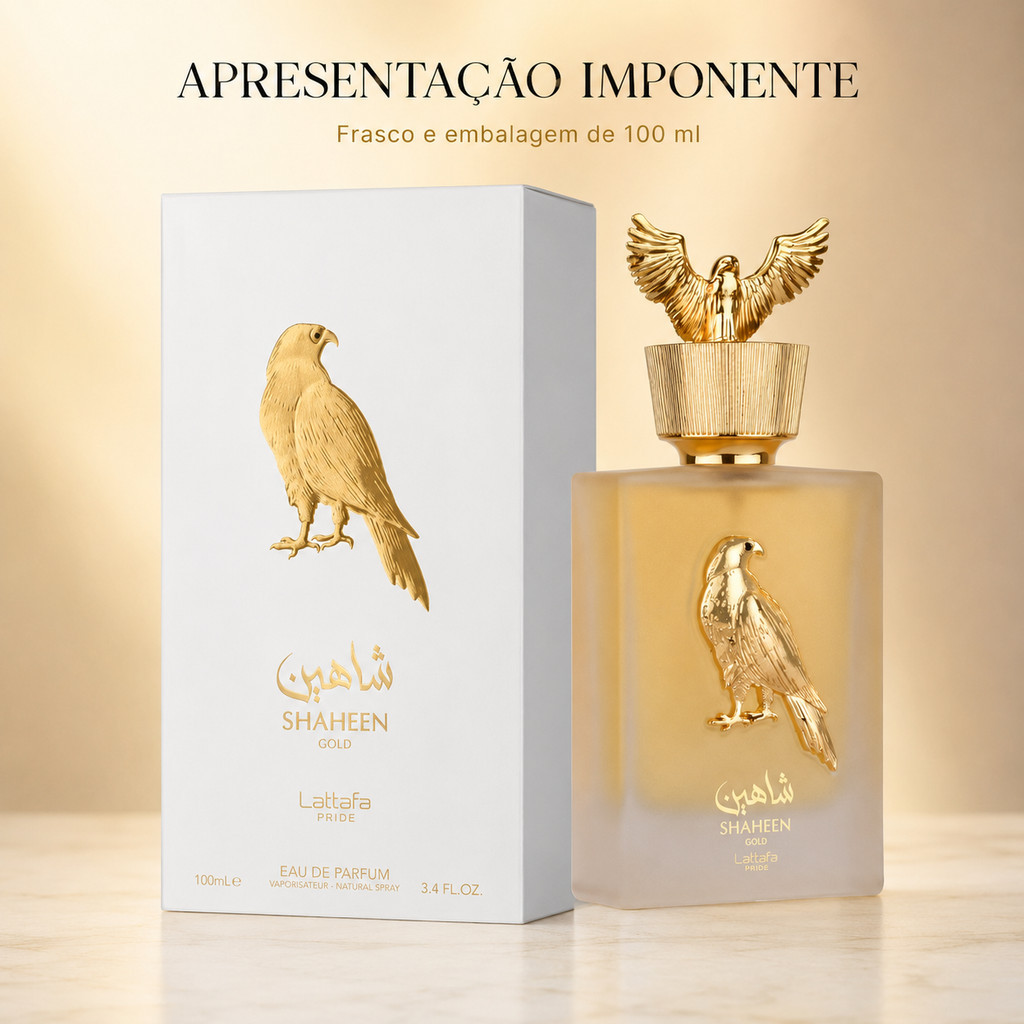 Perfume Árabe Shaheen Gold EDP 100ml | Original