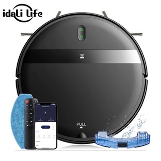 Robô aspirador 3 em 1 Inteligente, Automático, Silencioso, Sucção Potente, Sensor Antiqueda e Autonomia Longa