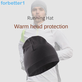 FORBETTER Gorro de corrida de inverno, gorro esportivo corta-vento, gorro térmico liso 50UQ
