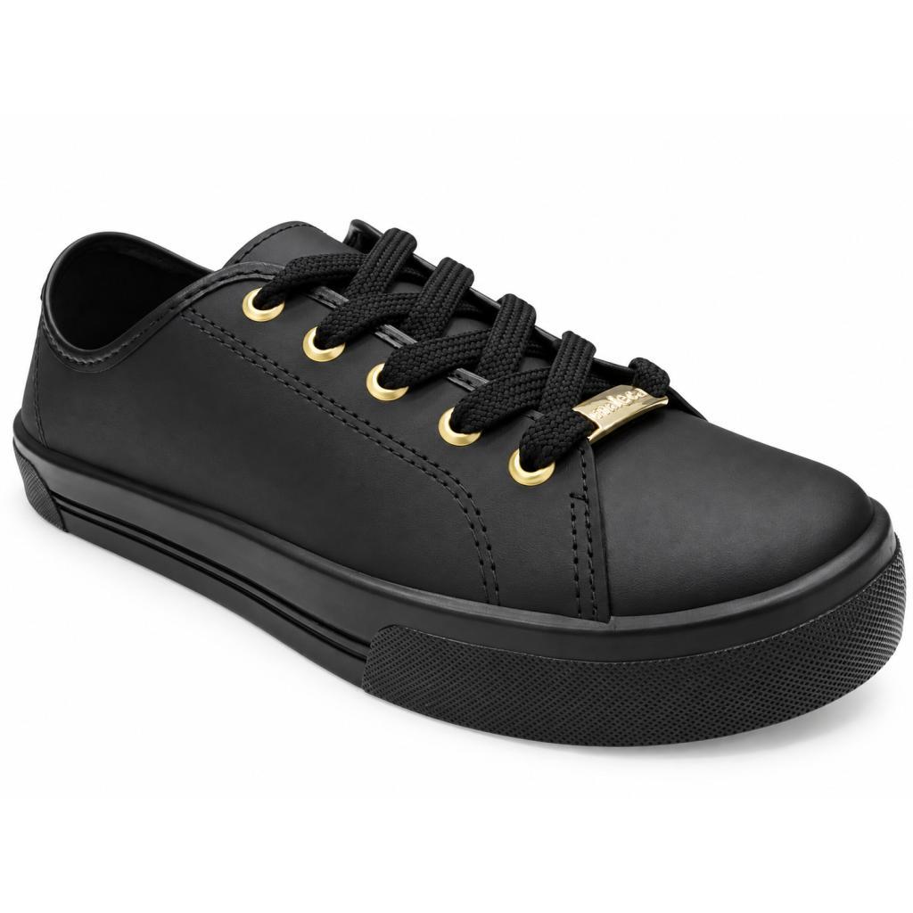 Tênis Feminino Moleca Napa Sardenha Preto