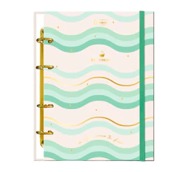 Caderno Colegial Argolado Capa Dura 80 Fls Daydream - CADERSIL Cor:Verde