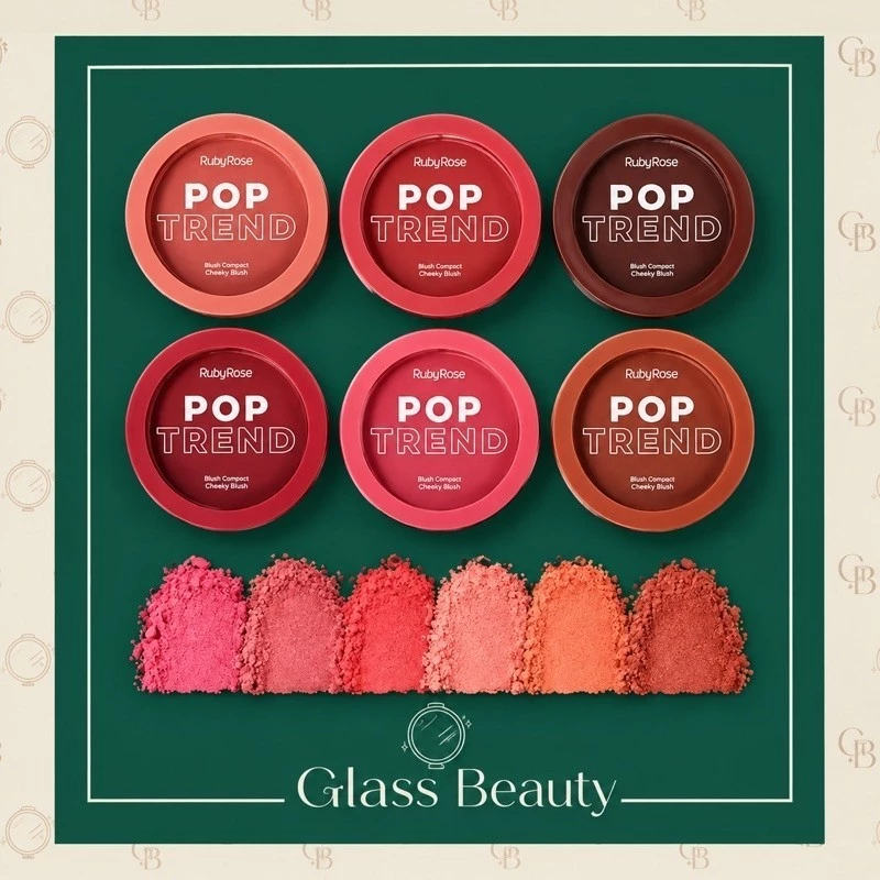 Lançamento Blush Cremoso Pop Trend - Ruby Rose
